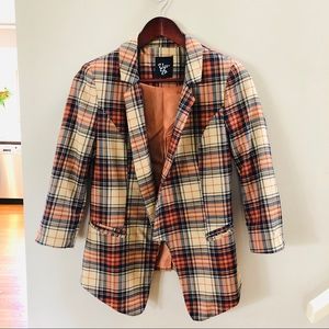 Vero Moda Plaid Fall Blazer